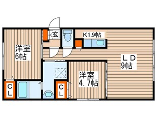 シュア・コ－ト月寒の物件間取画像